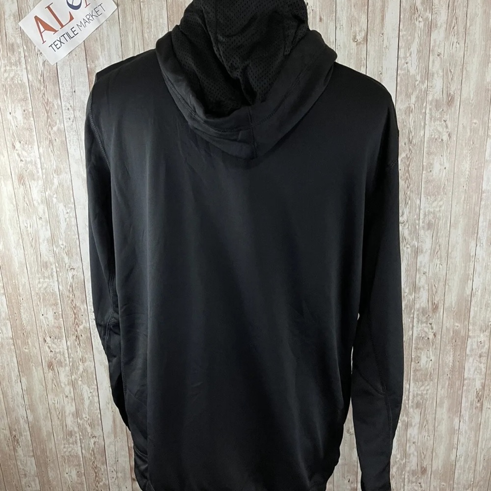 Nike Hoodie Mens Extra Large Black EEL Sweatshirt Pullover   N11 - Picture 4 of 8